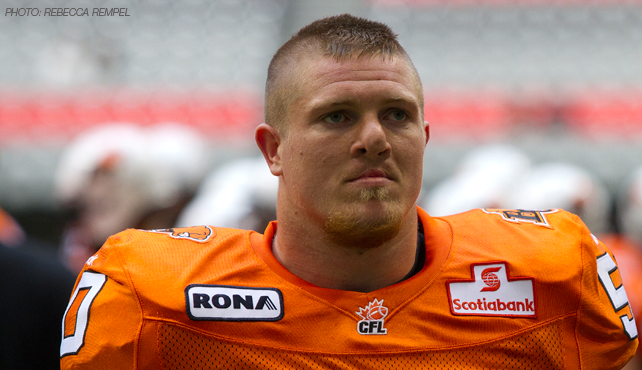 All-star CFL linebacker Adam Bighill helps others with facial differences